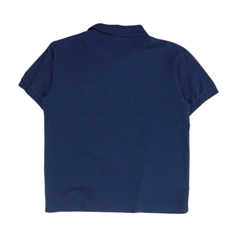 Navy Solid Short Sleeve Polo