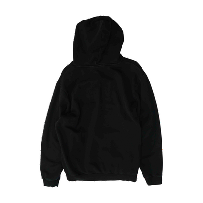 Black Solid Hoodie Pullover