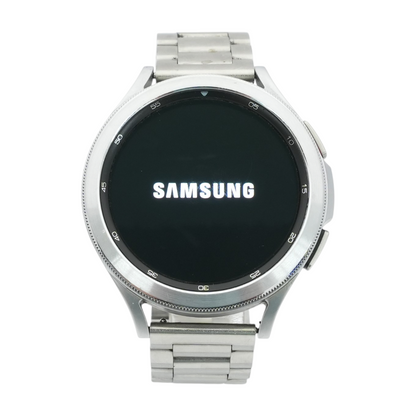 46mm Galaxy Watch4 Classic Silver Smartwatch Silver Band M/L