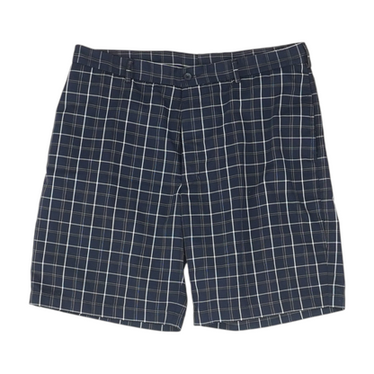 Navy Striped Chino Shorts