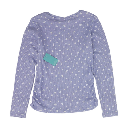 Purple Floral Blouse
