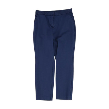 Navy Solid Chino Capris
