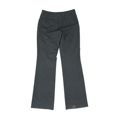 Gray Solid Dress Pants
