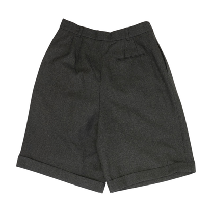 Gray Solid Shorts