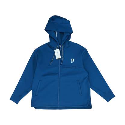 Blue Solid Active Jacket