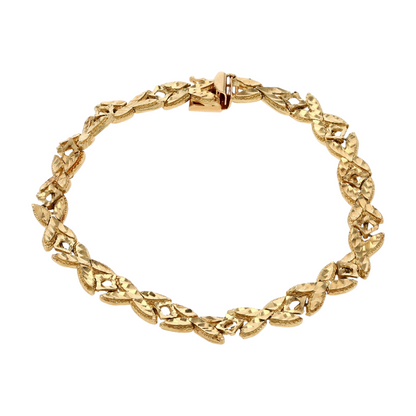 14K Yellow Gold Chain Bracelet