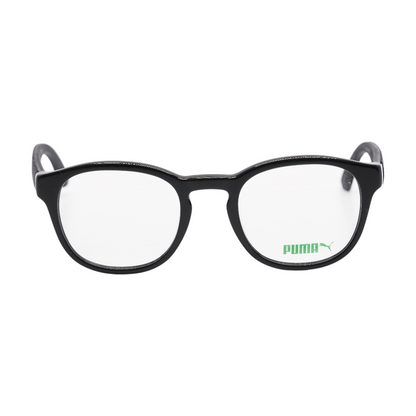 Black PU00430 Round Prescription Eyewear