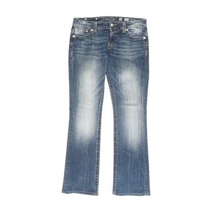 Blue Bootcut Jeans
