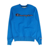 Blue Solid Sweatshirt Pullover