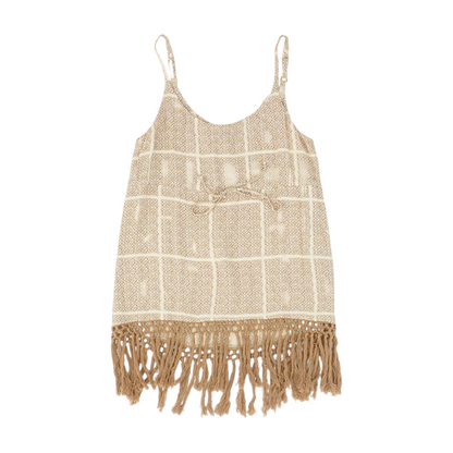 Beige Abstract Blouse