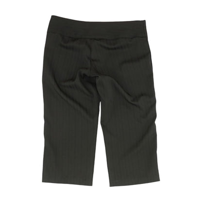 Black Striped Capri Pants