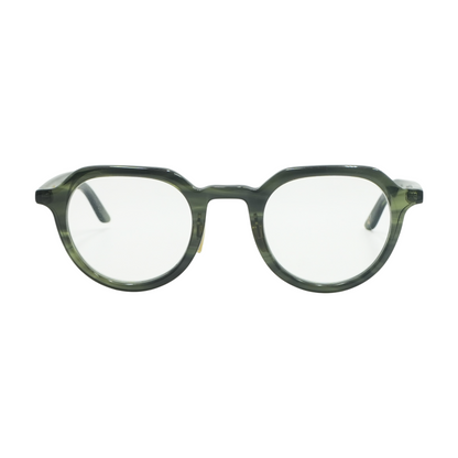 Green Chris Round Prescription Eyewear