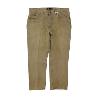 Brown Straight Jeans