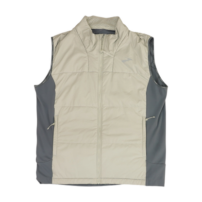 Gray Color Block Vest