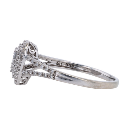 1/5 ctw 10K White Gold Lab Grown Diamond Fashion Ring