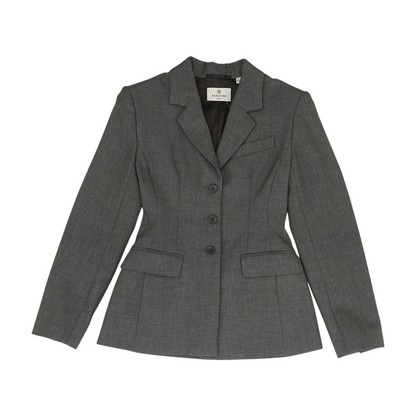 Gray Solid Blazer