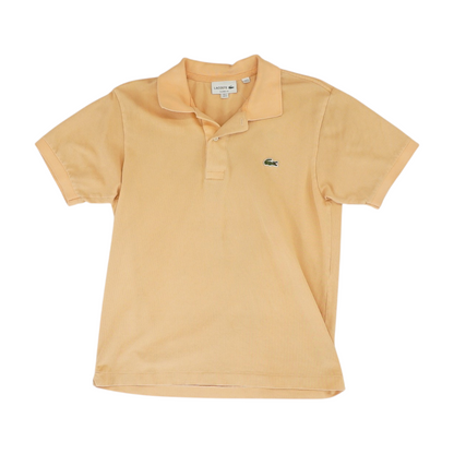 Peach Solid Short Sleeve Polo