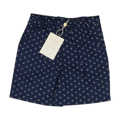 Navy Graphic Chino Shorts