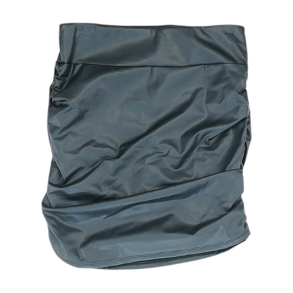 Black Long Mini Skirt