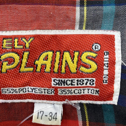 Vintage Multi Plaid Long Sleeve Button Down