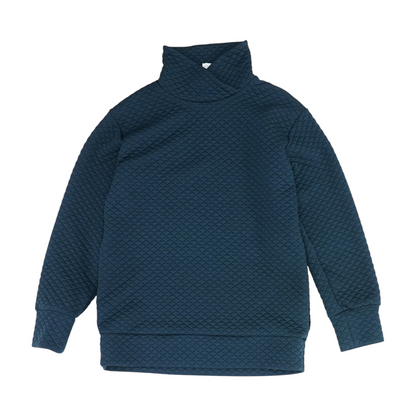 Teal Solid Sweatshirt Pullover