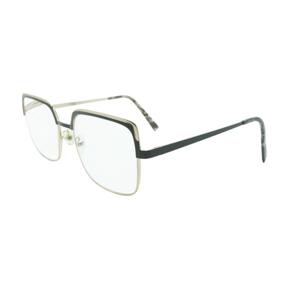 Gold SJLO6034NVI Square Prescription Eyewear