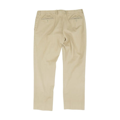 Khaki Solid Khaki Pants