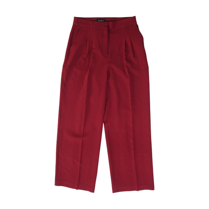 Red Straight Pants