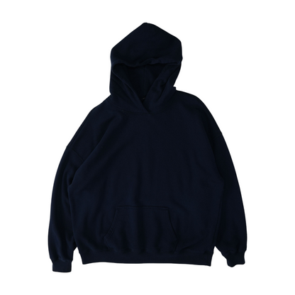 Navy Solid Hoodie Pullover