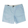 Blue Solid Casual Shorts