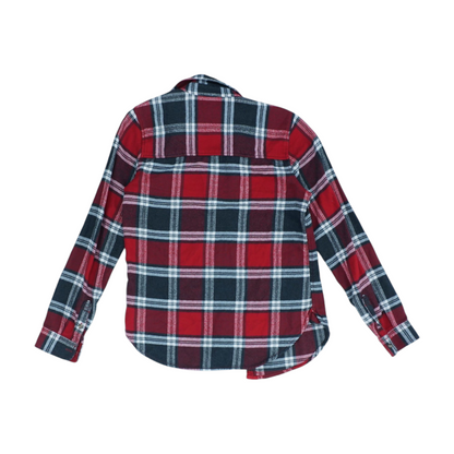 Red Plaid Flannel Button Down