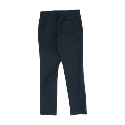 Navy Solid Dress Pants