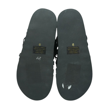 Black Flat Sandals