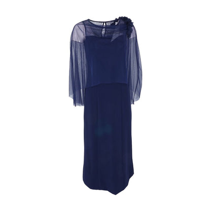 Navy Formal Midi Dress