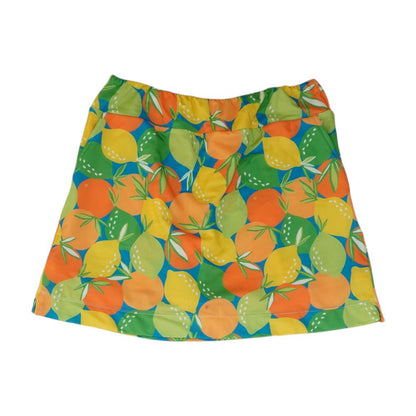 Blue Graphic Mini Skort