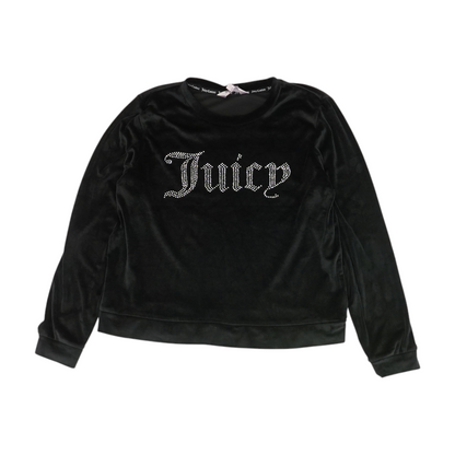 Black Solid Pajama Top