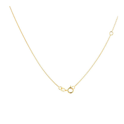 .16 ct 10K Gold Cluster Diamond Circle With Eye Pendant Necklace