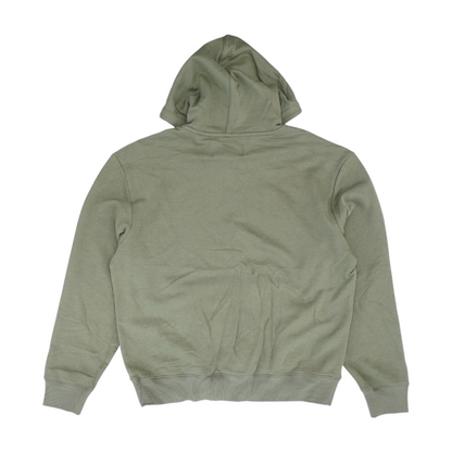 Green Solid Hoodie Pullover