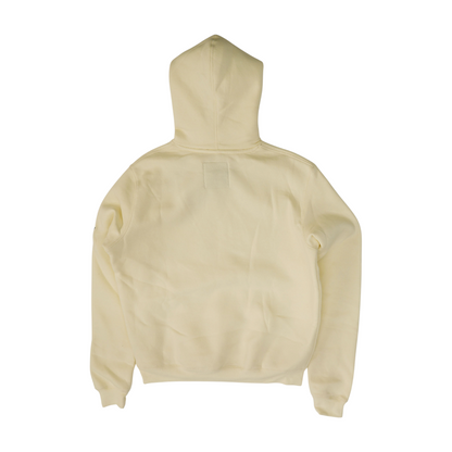 Ivory Solid Hoodie Pullover