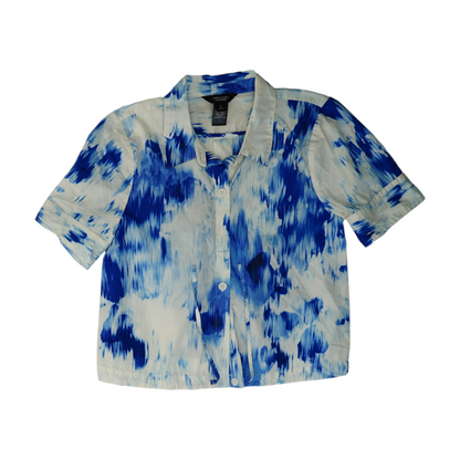 White Print Blouse