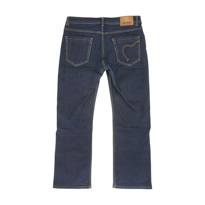 Navy Plus Size Bootcut Jeans