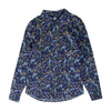 Navy Tall Floral Button Down