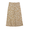 Beige Floral Maxi Skirt