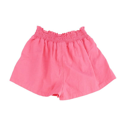 Pink Solid Shorts