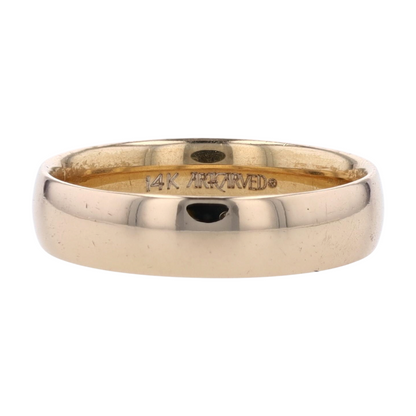 14K Yellow Gold Band