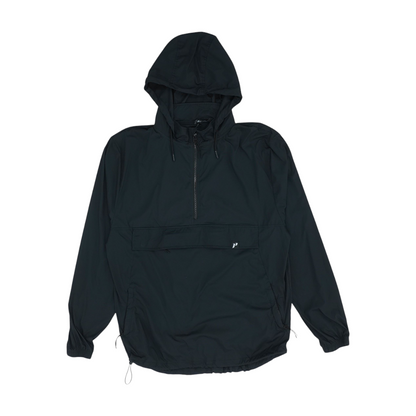 Black Solid Hoodie Pullover