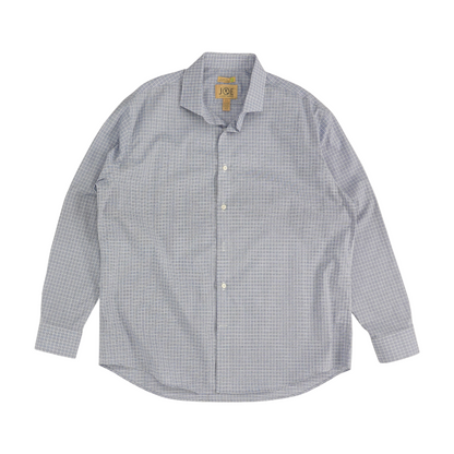 Blue Check Long Sleeve Button Down