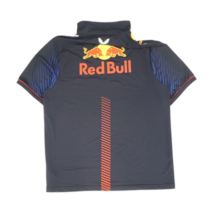 Navy Solid Short Sleeve Polo