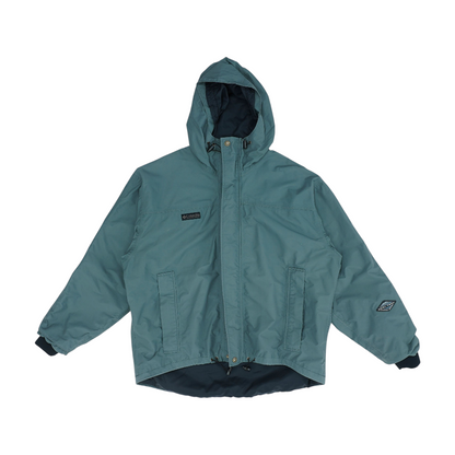 Gray Solid Rain Jacket