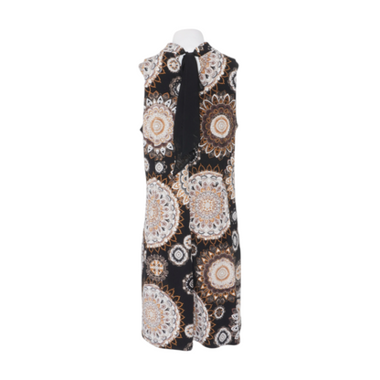 Black Print Midi Dress